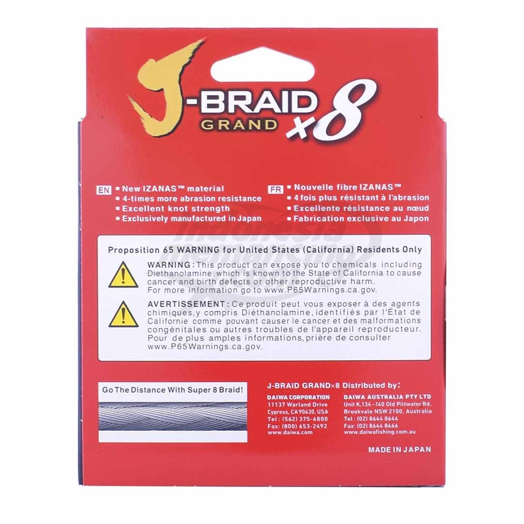 Senar PE Daiwa J-Braid Grand X8 135m Pilih Warna - Gambar 3