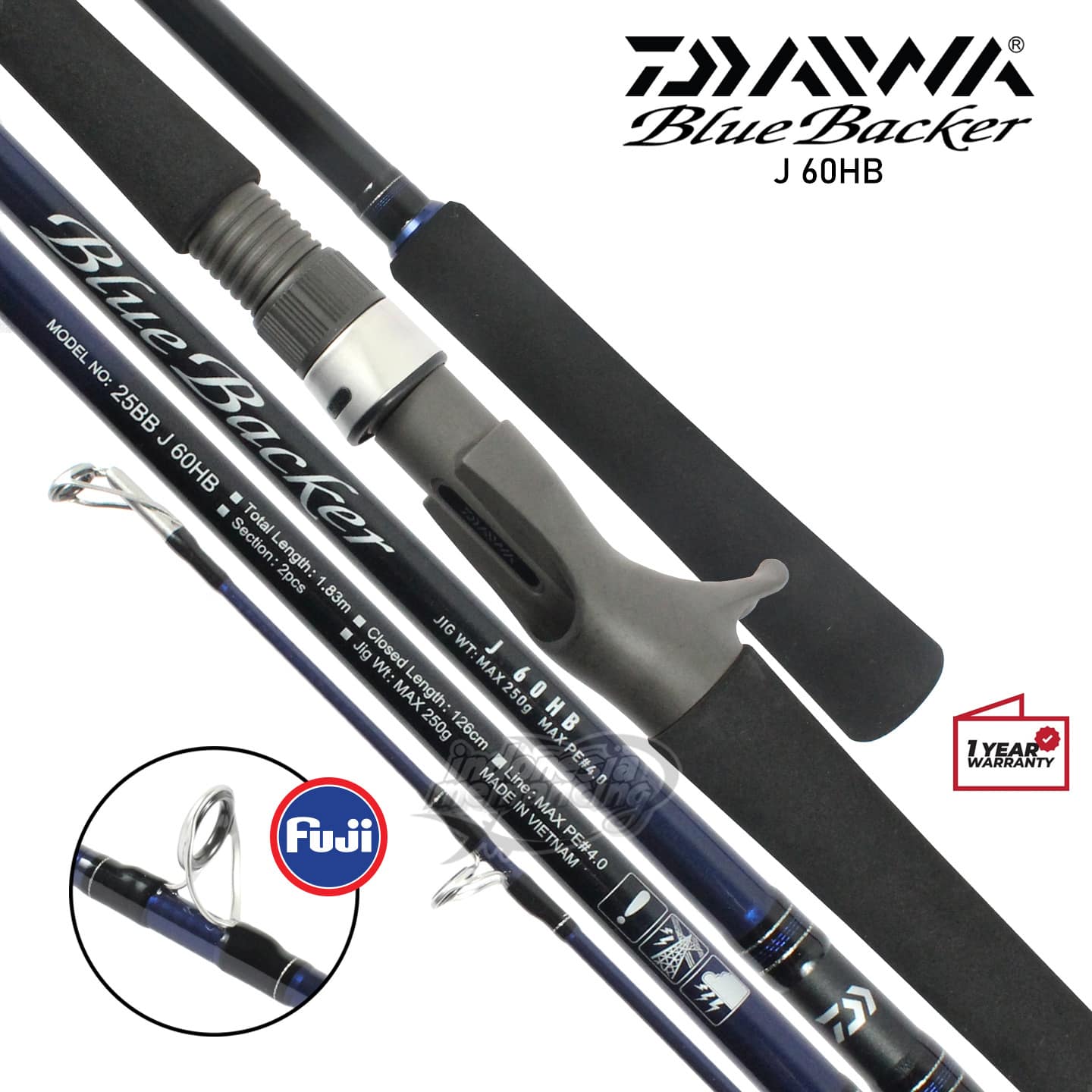 Joran Daiwa Blue Backer - Gambar 6
