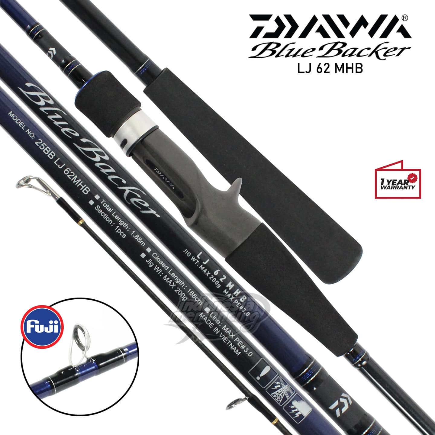 Joran Daiwa Blue Backer - Gambar 2