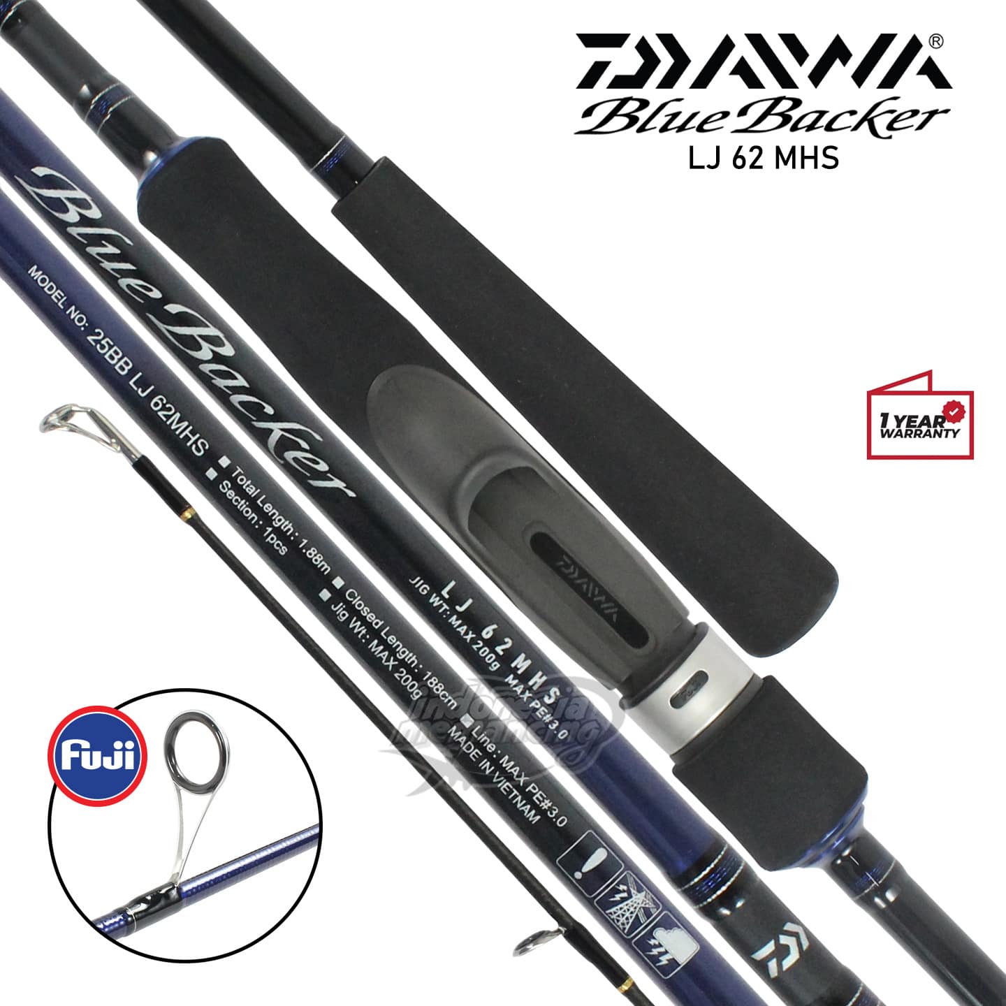 Joran Daiwa Blue Backer - Gambar 4