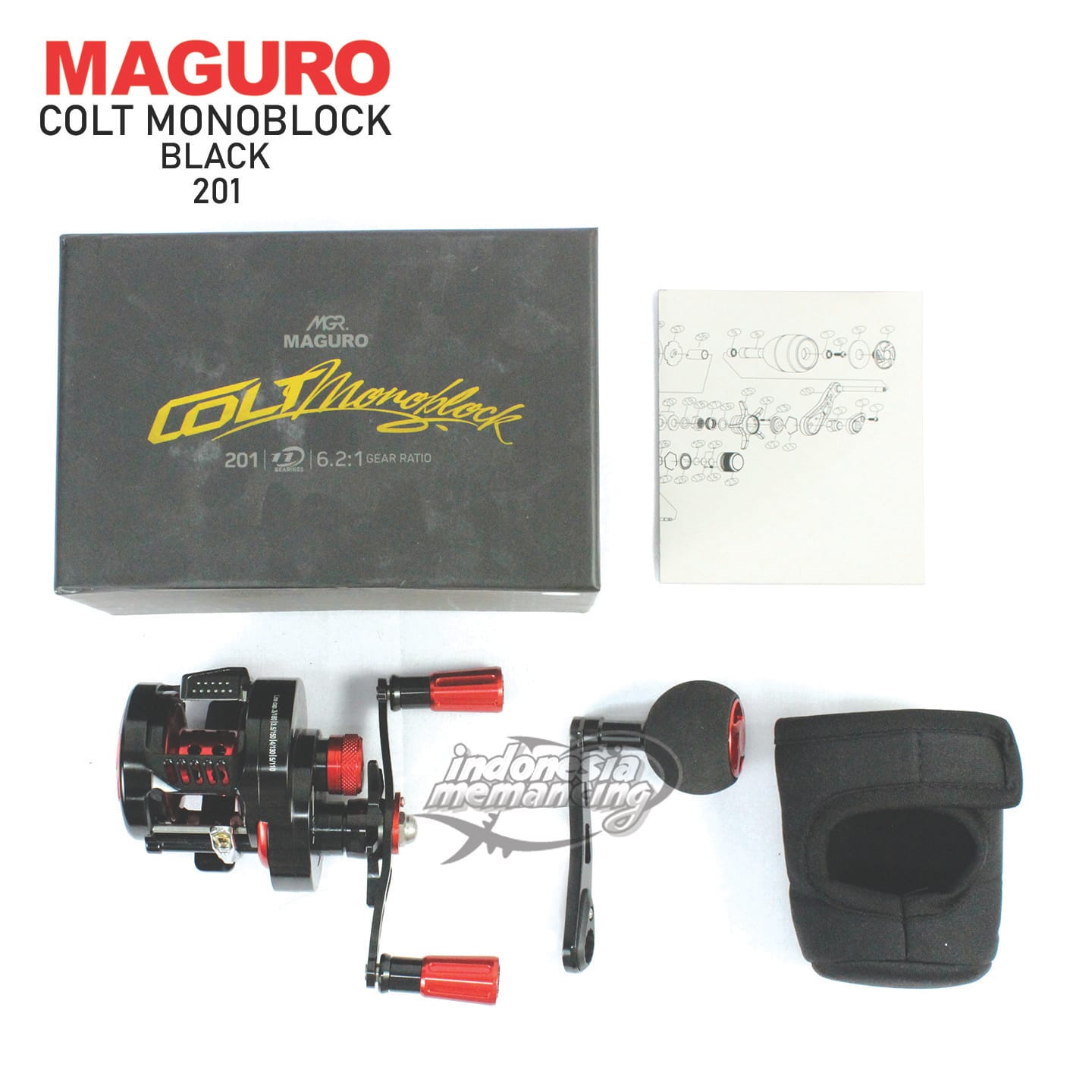 Reel Maguro Colt Monoblock - Gambar 5