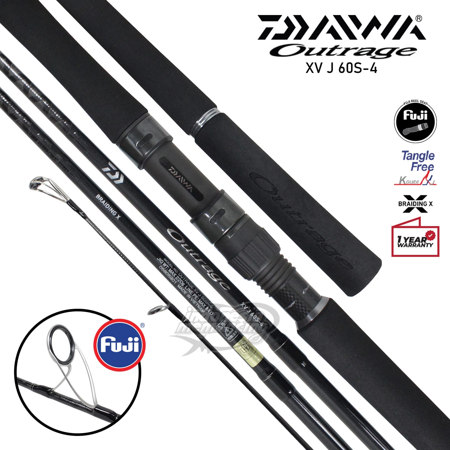 Joran Daiwa Outrage XV J - Gambar 2