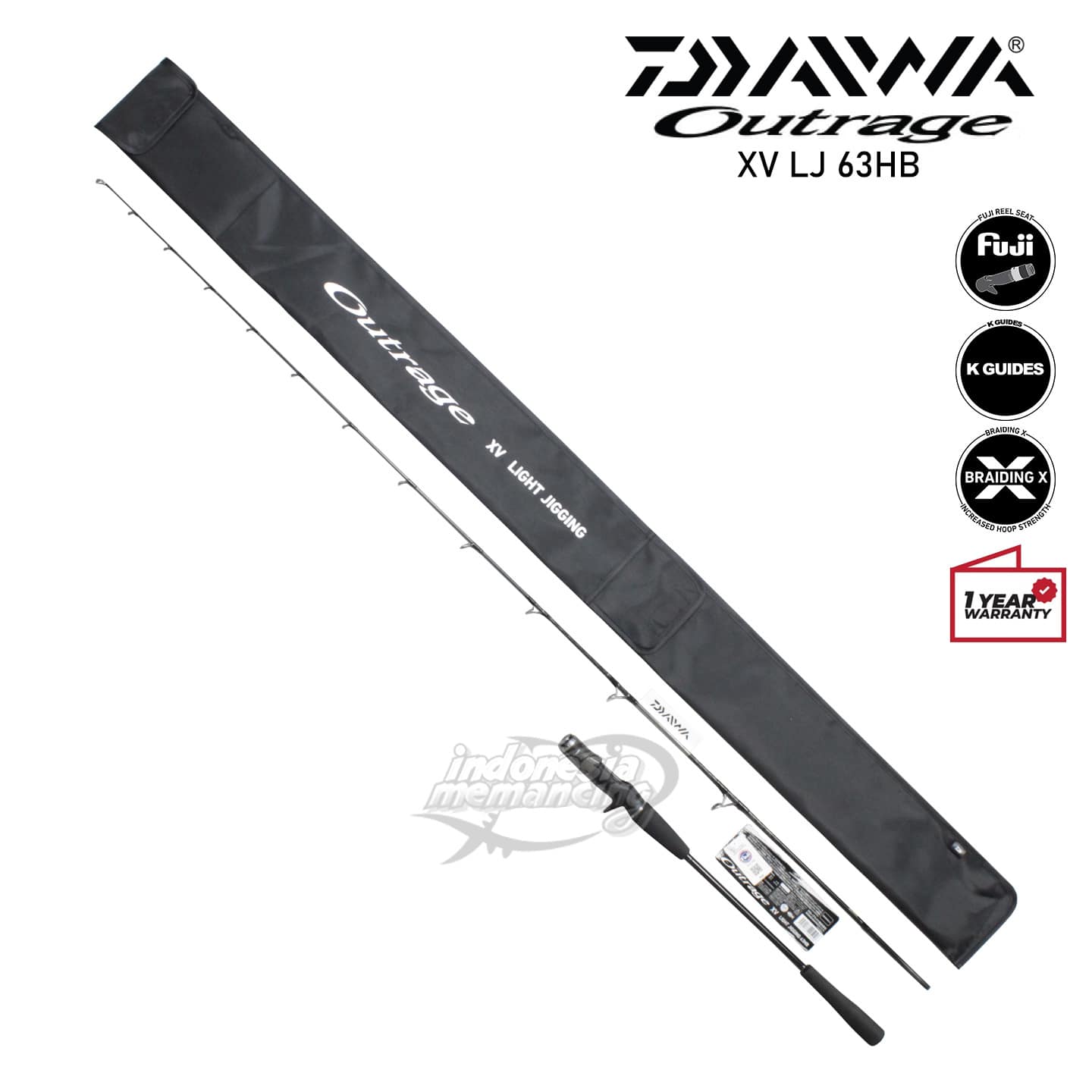 Joran Daiwa Outrage XV LJ - Gambar 3