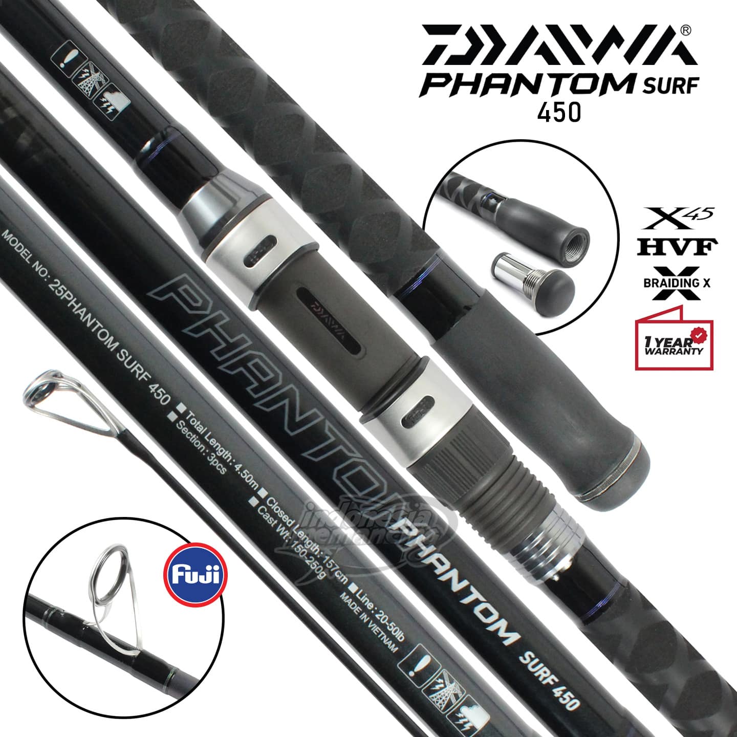 Joran Daiwa Phantom Surf - Gambar 3