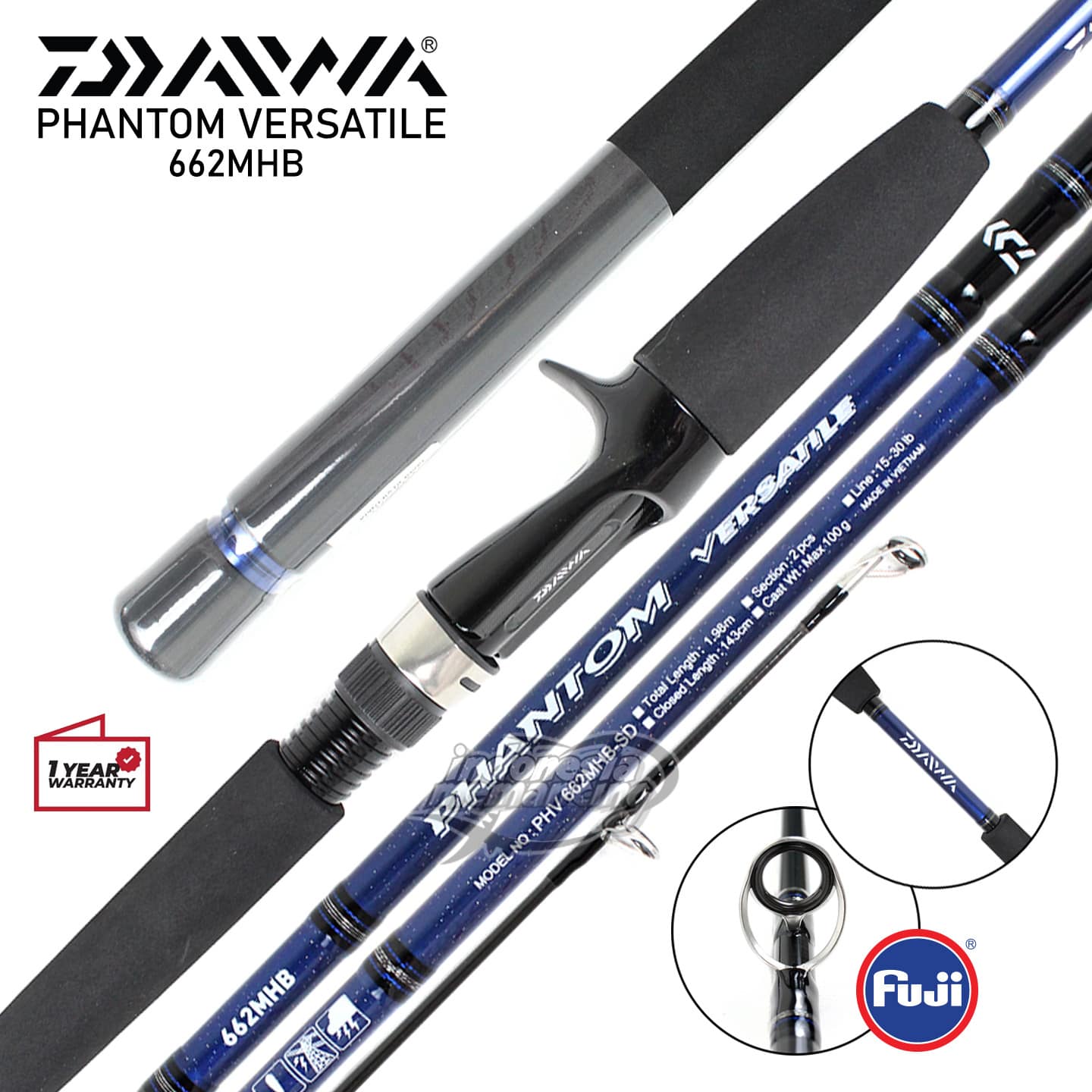 Joran Daiwa Phantom Versatile - Gambar 5