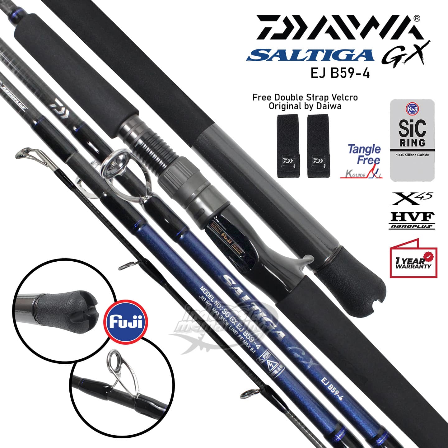 Joran Daiwa Saltiga GX EJ - Gambar 3