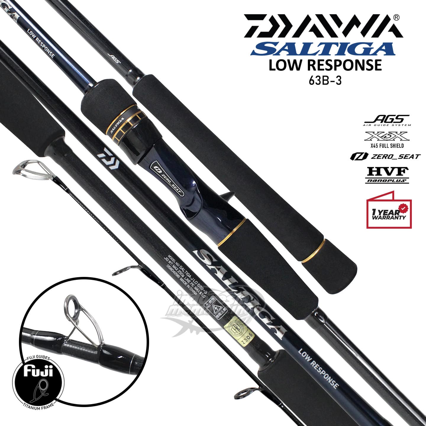 Joran Daiwa Saltiga J Low Response - Gambar 2