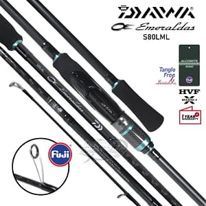 Emeraldas S80LML Detail Joran Daiwa Emeraldas X