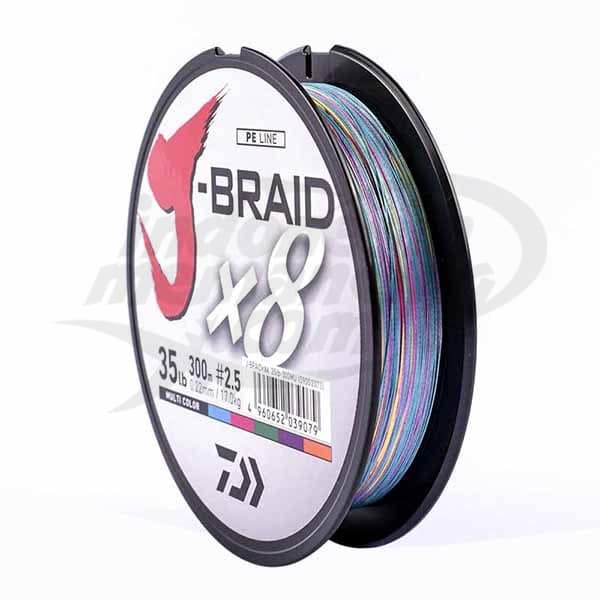 Senar PE Daiwa J Braid X8 300M Multi Color - Gambar 2
