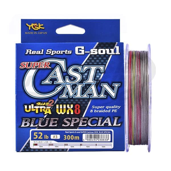 Senar YGK G-Soul Super Castman X8 Blue Special 300M - Gambar 7