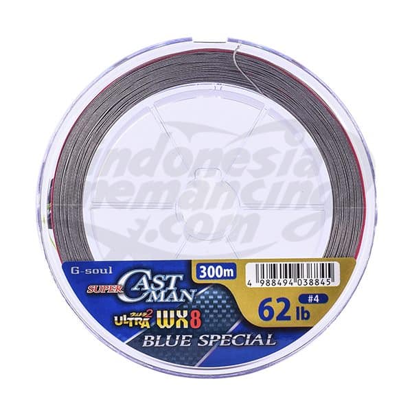 Senar YGK G-Soul Super Castman X8 Blue Special 300M - Gambar 3